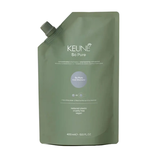 Shampoo for neutralizing yellow tones Keune So Pure Cool Shampoo 400ml