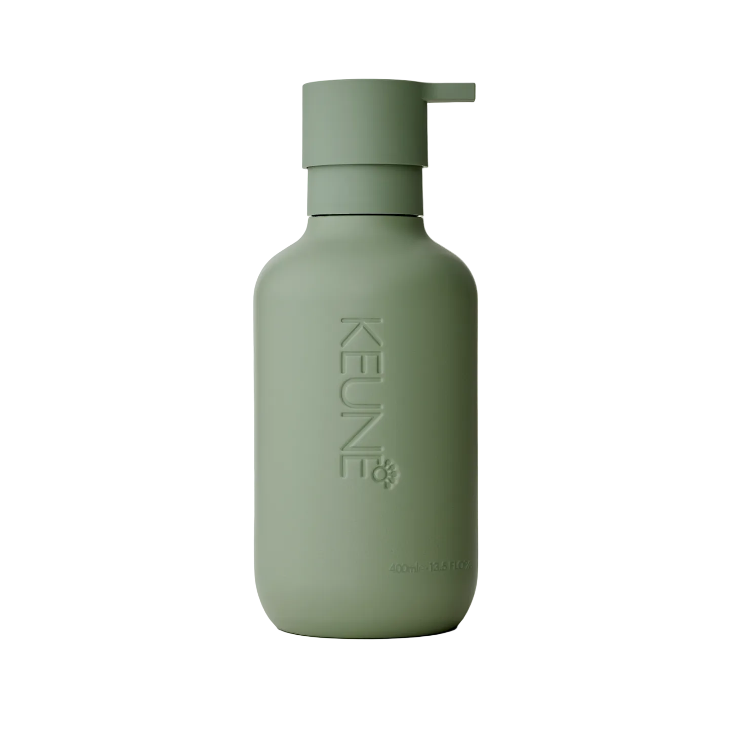 Refillable bottle with dispenser for Keune So Pure products